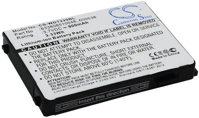 Alt view image 2 of 5 - Cameron Sino Battery for Datalogic Falcon PT40 Falcon PDT Falcon PT40 PDT PT40 PT40-100 PSC PT40 Unitech HT630 PT630D PT650 HT650 PT630