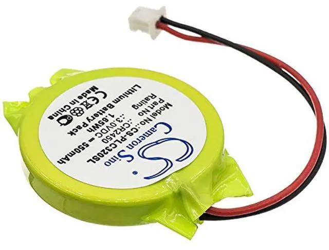 Alt view image 2 of 4 - Cameron Sino Battery for Panasonic FP-X series controllers, GT32 display, GT32M display, GT32T display PN:Panasonic AFPX-BATT, CR2450 550mAh