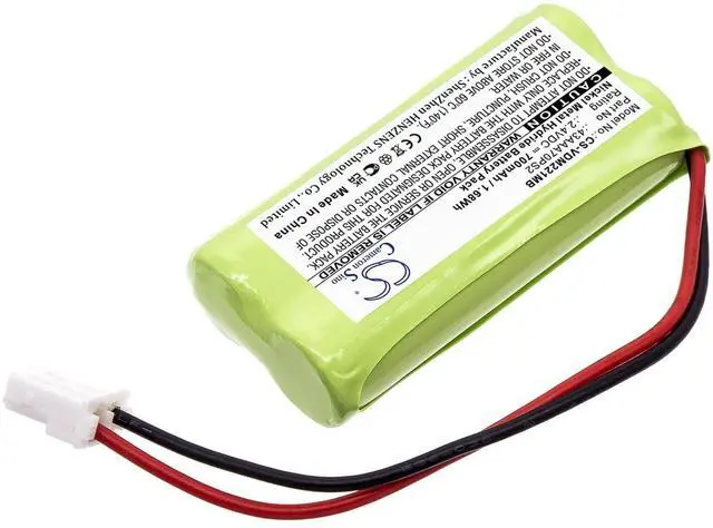 Alt view image 2 of 6 - Cameron Sino Battery for VTech Digital Audio Monitor DM221, DM221, DM221-2, DM222 PN:VTech 43AAA70PS2 700mAh / 1.68Wh