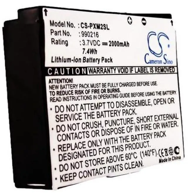 Alt view image 5 of 5 - CS Battery for Pioneer Airware XM2GO, GEX-INN01, inno, inno2BK, XM2go PN:Pioneer 990216 2000mAh / 7.40Wh