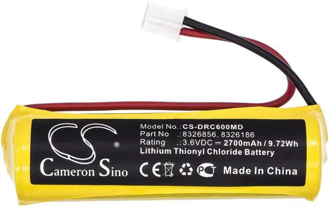 Alt view image 2 of 6 - Cameron Sino Battery for Drager PAC 6000, PAC 6500, PAC 8000, PAC 8500 PN:Drager 8326186, 8326856 2700mAh / 9.72Wh