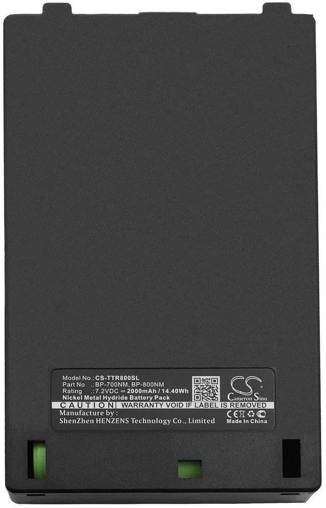 Alt view image 3 of 3 - Cameron Sino Battery for TELEX RKP-4, TR-1, TR-700, TR-800, TR-80N, TR-825, TR82N PN:TELEX BP-700NM, BP-800NM,  Bosch TR-700  TR-800  2000mAh / 14.40Wh
