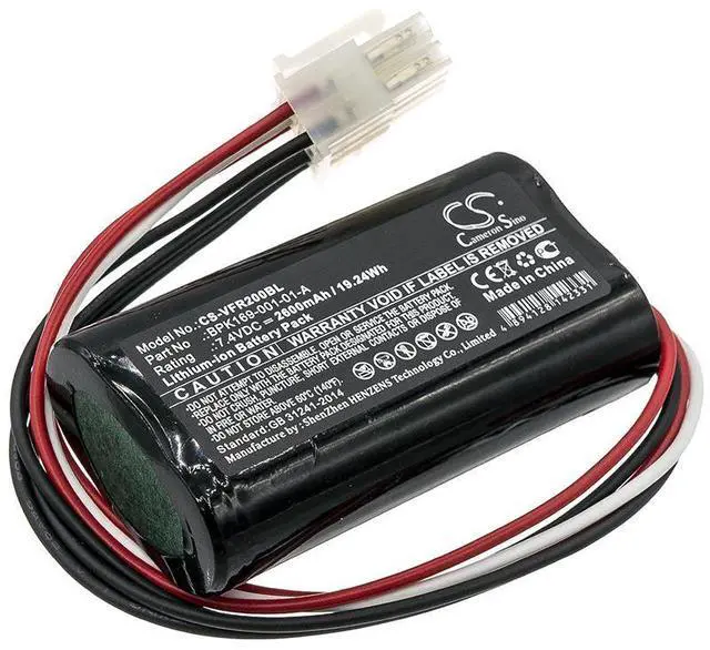 Alt view image 2 of 4 - Cameron Sino Battery for Verifone PCA169-001-01, PCA169-404-01-A, Ruby 2, Ruby CI PN:Verifone BPK169-001-01-A, BPK182-001 2600mAh