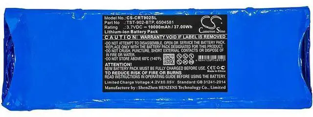 Alt view image 3 of 3 - Cameron Sino Battery for Crestron TST-902 PN:Crestron 6504581, BL1880F6835661S5PG9T, TST-902-BTP 10000mAh / 37.00Wh