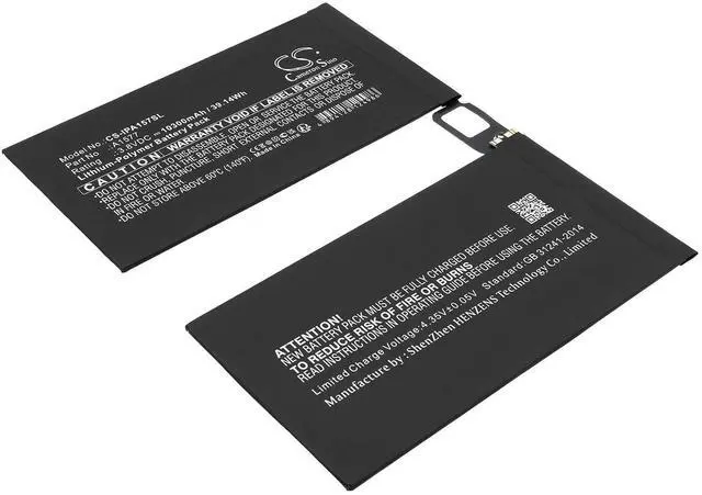 Main image of CS Battery for A1577, A1584, A1652, Pro, Pro 12.9 PN: A1577 10300mAh / 39.14Wh