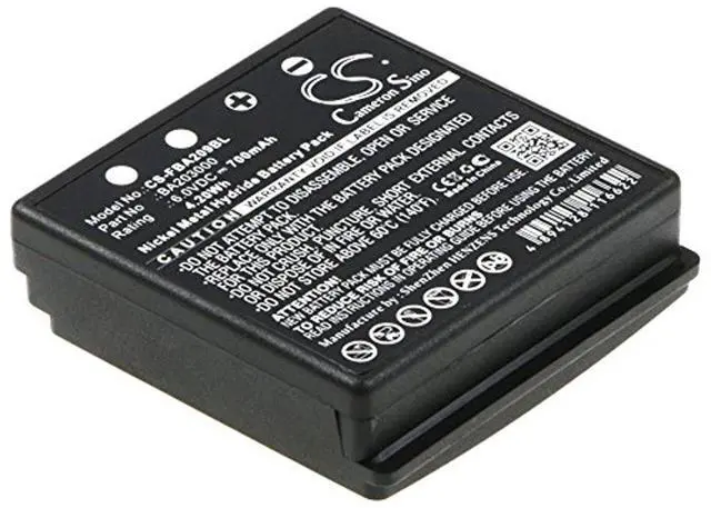 Main image of Cameron Sino Battery for HBC FBFUB09N, FUB 9NM 6V, FUB9NM, Linus 4, Linus 6, Micron 4, Micron 6, Radiomatic Eco, Spectrum 1, Spectrum 2, Spectrum A, Spectrum B, Technos 700mAh