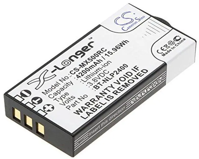 Main image of CS Battery for URC MX-5000 PN:URC BT-NLP2400, NC1110 4200mAh / 15.96Wh