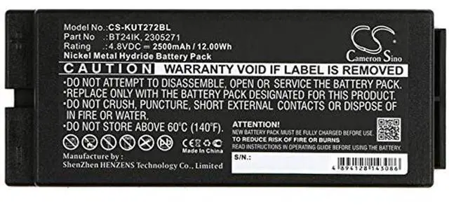 Alt view image 5 of 5 - CS Battery for IKUSI BERLINDE, GH, IK3, IK3 transmitters, IK4, IKONTROL, IKONTROL 2305271, JASO, KONECRANES, T70 console box, T70/3, T70/4, T70/8, TM70/3, TM70/8 2500mAh