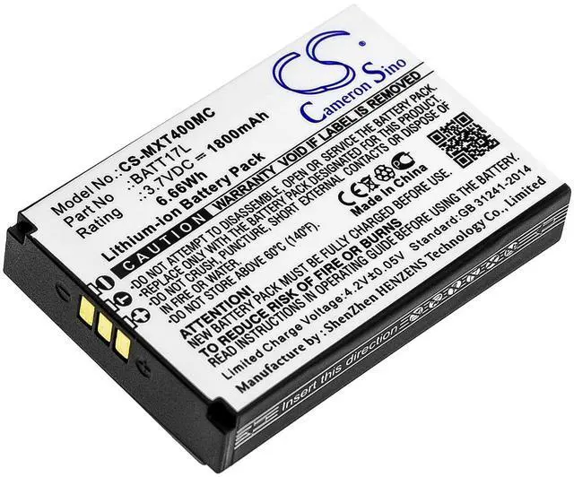 Main image of Cameron Sino Battery for Midland XTC400, XTC450 PN:Midland BATT17L 1800mAh / 6.66Wh