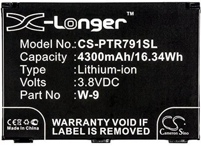 Alt view image 5 of 5 - CS Battery for Aircard 791L, AirCard 791S, AirCard 815S, Explore 815s PN: 308-10013-01, W-9, W-9B 4300mAh / 16.34Wh