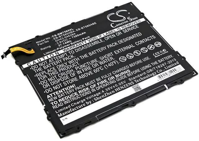 Main image of CS Battery for Galaxy Tab E 10.1, SM-P580, SM-P585M, SM-P585N, SM-P585N0, SM-P585Y, SM-T580, SM-T580NZKAXAR, SM-T585, SM-T585C, SM-T585M, SM-T587, SM-T587P 7300mAh