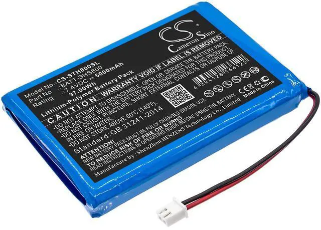 Alt view image 3 of 6 - Cameron Sino Battery for Siglent SHS1000, SHS800 PN:Siglent BATT-SHS800 5000mAh / 37.00Wh
