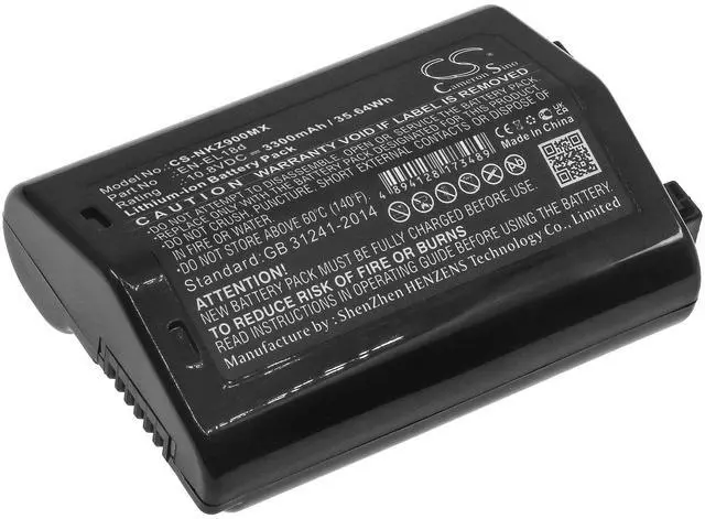 Main image of CS Battery for D6, Z9 PN: EN-EL18d 3300mAh / 35.64Wh