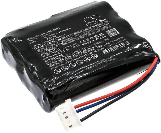 Main image of CS Battery for Olympus 38DL Plus Ultrasonic Thickness PN:Olympus 38-BAT 2600mAh / 28.08Wh