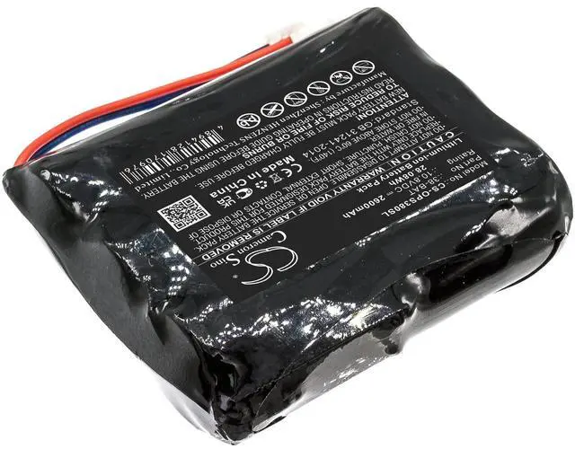Alt view image 2 of 5 - CS Battery for Olympus 38DL Plus Ultrasonic Thickness PN:Olympus 38-BAT 2600mAh / 28.08Wh