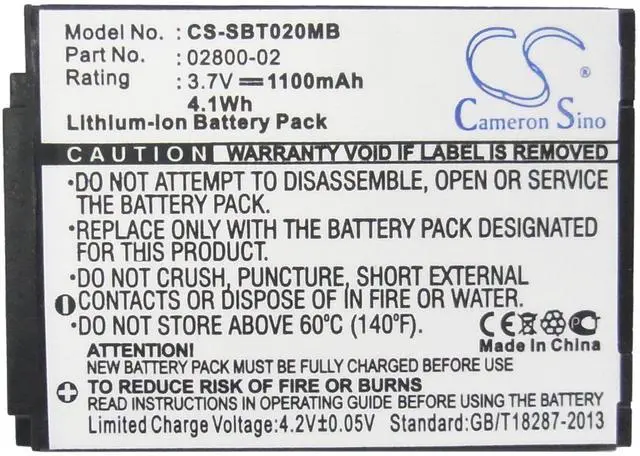 Alt view image 5 of 5 - Cameron Sino Battery for Luvion 88 Essential, Easy Plus, Essential, Platinum 3, Prestige Touch 2, Supreme Connect, Summer Baby Touch 02000 1100mAh