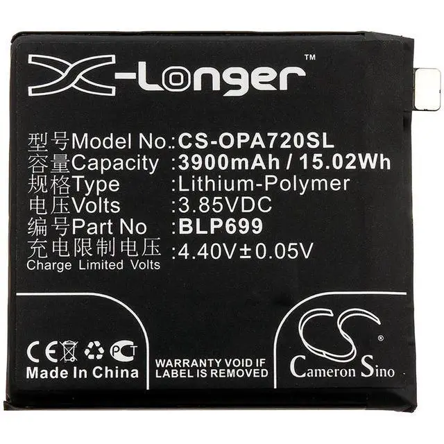 Alt view image 3 of 4 - battery for  7 Pro, 7 Pro Premium Edition, 7 Pro Premium Edition Dual SIM, GM1910, GM1913, GM1915