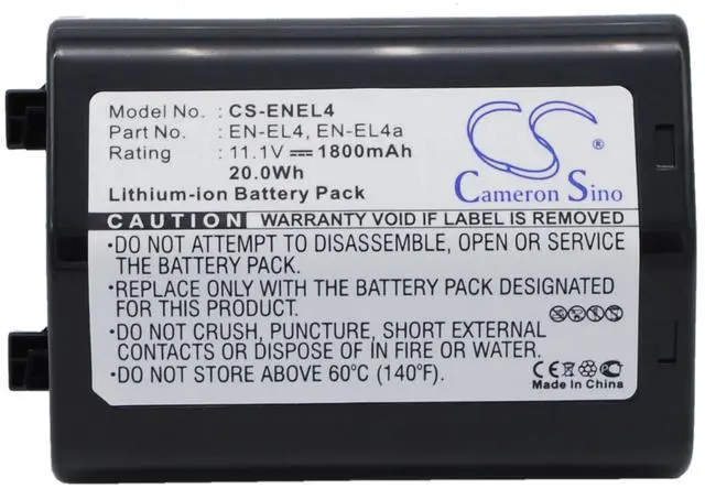 Main image of battery for  
D2Hs, 
D2X, 
D2Xs, 
D3, 
D3S, 
F6, D2H, D2Hs, D2X, D2Xs, D3, D3S, D3X, F6