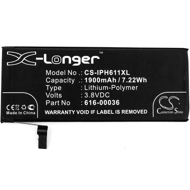 Alt view image 3 of 4 - battery for  A1633, A1688, A1691, A1700, iPhone 6s