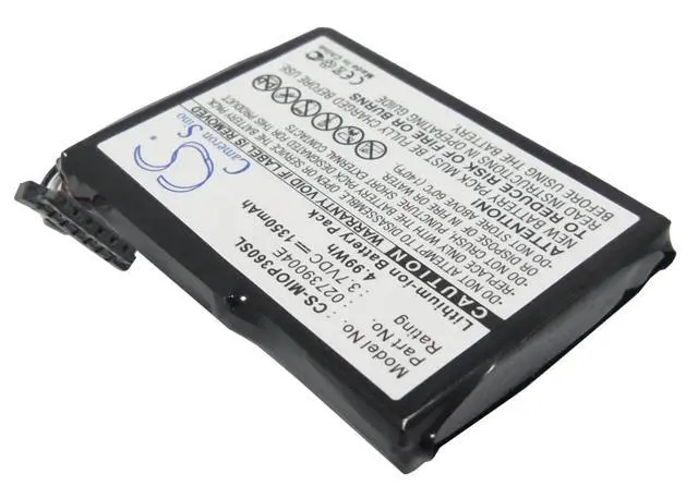 Alt view image 2 of 6 - battery for  Mio P360, Mio P560, Mio P560t, Mio P565