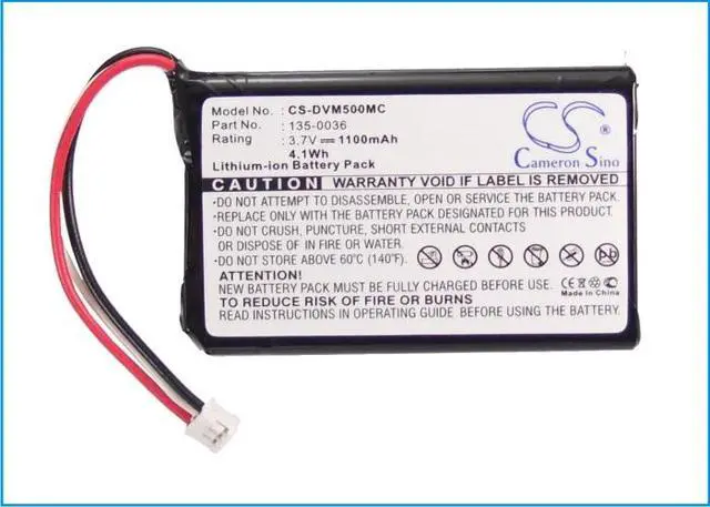 Alt view image 5 of 5 - battery for  DV-500ULTRA, DVB-500, DVM-500 Plus, DVM-500PL, DVM-750