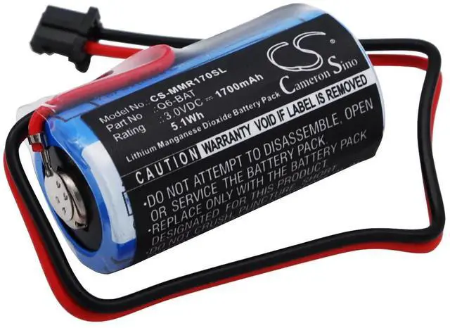 Main image of battery for  MELSEC Q, Q02CPU, Q02HCPU, Q06HCPU, Q12HCPU, Q12PHCPU, Q12PRHCPU, Q170HBATC, Q172HCPU, Q173HCPU, Q25HCPU, Q25PHCPU, Q25PRHCPU