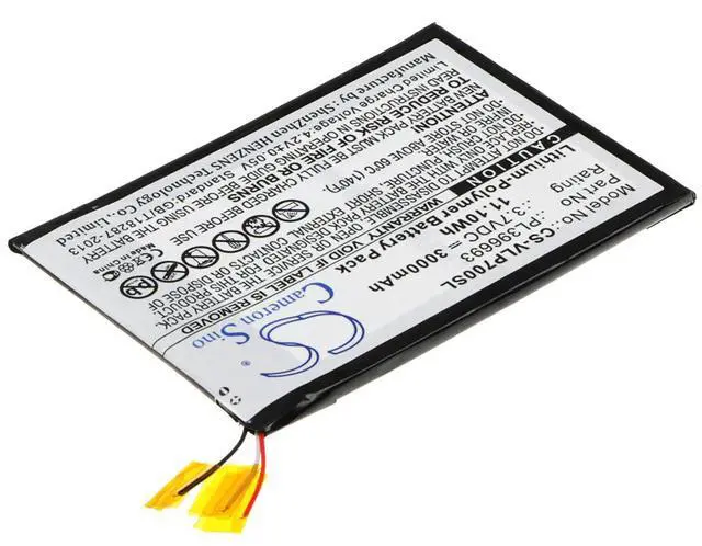 Alt view image 2 of 5 - battery for  ME-7G-8GB, Prestige 7G 7"