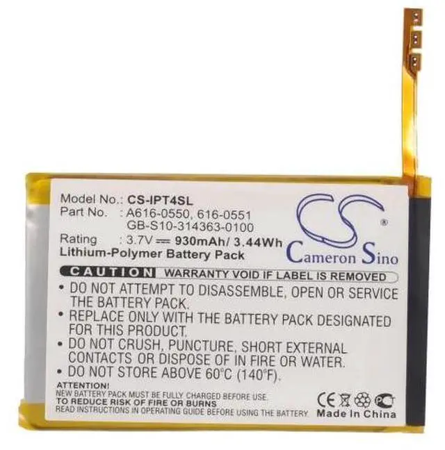 Alt view image 5 of 6 - battery for iPod Touch 4th