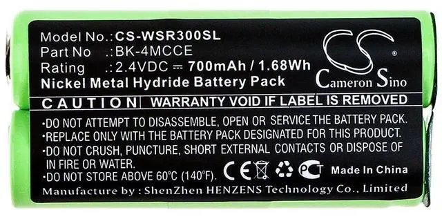 Alt view image 3 of 3 - battery for 900 Sonic Toothbrush, Sensonic Plus SR-3000, Sensonic Plus SR-3000E