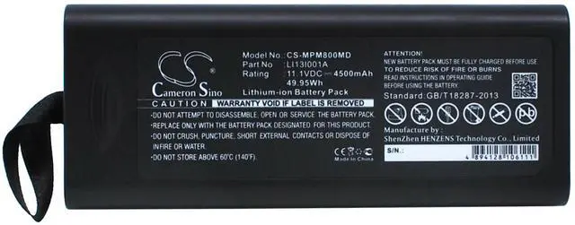 Main image of battery for Accutorr 3, Accutorr 7, ePM, ePM 12, ePM 15, ePM12, ePM15, IMEC10, IMEC12, IMEC15, IMEC8, IPM10, IPM12, IPM8, Moniteur VS600, Moniteur VS900, Passport 12, Passport 8, R12 ECG, Wato
