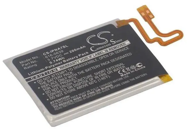 Main image of battery for A1446, iPod Nano 7, iPod Nano 7th