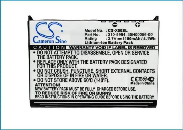Alt view image 5 of 5 - battery for Axim X50, Axim X50V, Axim X51, Axim X51V