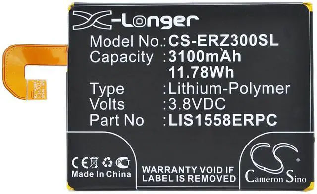 Alt view image 5 of 6 - battery for  D6603, D6616, D6633, D6653, L55T, L55u, M55w, Pegasus, Pegasus Anna, Pegasus Maki, SO-01G, SO-02G, SOL26, Xperia Z3, Xperia Z3 4G, Xperia Z3 Daul, Xperia Z3 LTE, Xperia Z3 WiMAX 2+