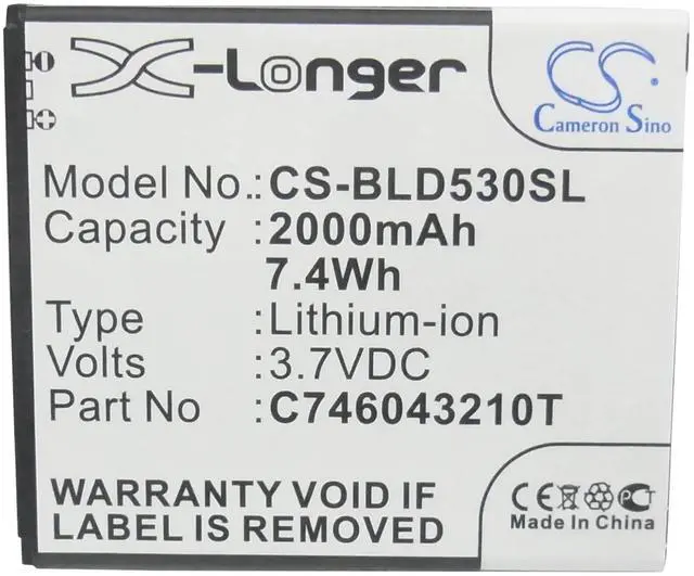 Alt view image 5 of 5 - battery for D010, D010U, D530, D530e, D530X, D531K, D890U, Dash X, S0050UU, Studio 5.0, Studio 5.0E, Studio 5.0K, Studio C 5+5