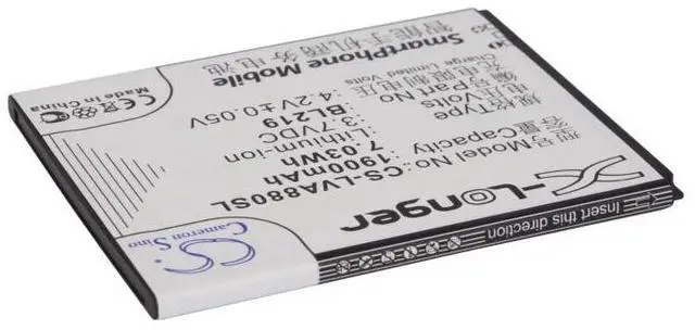 Alt view image 2 of 5 - battery for  A388t, A880, A889, A916, A916 5.5"