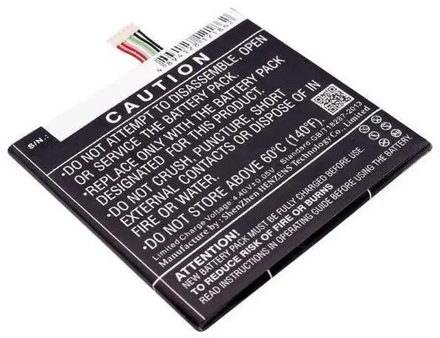 Alt view image 4 of 4 - battery for 2PWD100, One A9s, One A9s LTE, One A9s TD-LTE