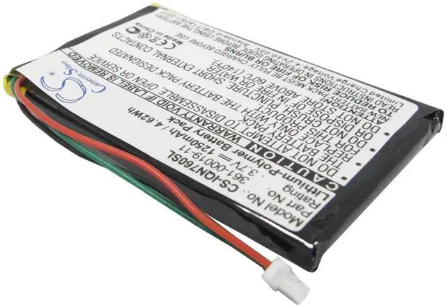 Alt view image 2 of 6 - battery for Nuvi 3590, Nuvi 3590 LM, Nuvi 3590LMT, Nuvi 700 ( 3 wires ), Nuvi 710, Nuvi 710T, Nuvi 760, Nuvi 760T, Nuvi 765, Nuvi 765T
