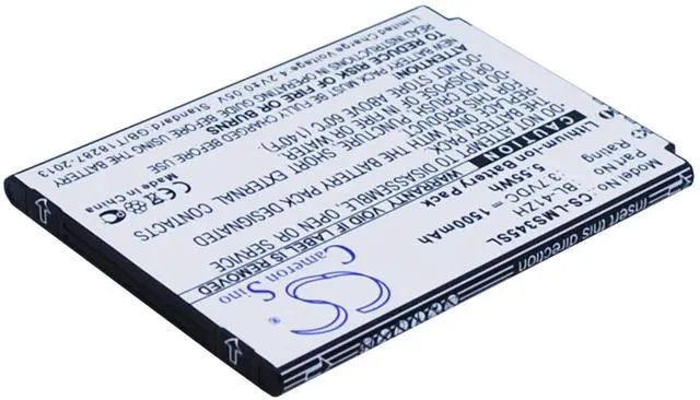 Alt view image 3 of 5 - battery for C40 Power, D213, D213N, D290, D290N, Destiny, H320, H320MB, H324, H326t, H326TV, H340, H340N, H343, H345, L Fino, L21G, L21G Sunset, L22C, L22C Destiny, L33, L33L, L50, Leon, Leon 3G, Leo