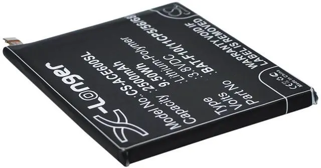 Alt view image 2 of 6 - battery for  Liquid E600