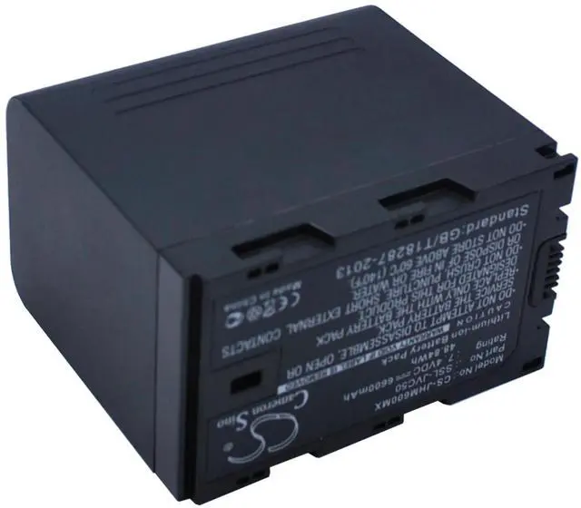 Alt view image 5 of 5 - battery for  GY-HM200, GY-HM600, GY-HM600E, GY-HM600EC, GY-HM650, GY-HM650EC, GY-HMQ10, GY-HMQ10E, GY-LS300CHE