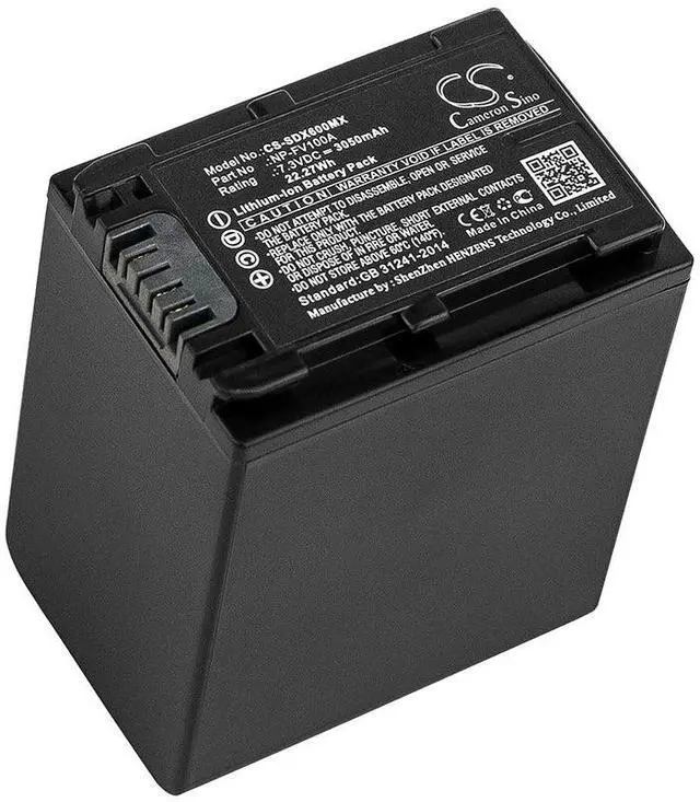 Main image of battery for  FDR-AX33, FDR-AX40, FDR-AX45, FDR-AX53, FDR-AX60, FDR-AX700, FDR-AXP33, HDR-CX450, HDR-CX625, HDR-CX680, HDR-PJ620, HDR-PJ675, NEX-VG30