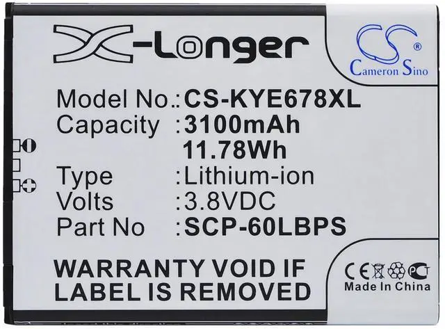 Alt view image 5 of 5 - battery for Brigadier, DuraForce, E6560, E6762, E6782