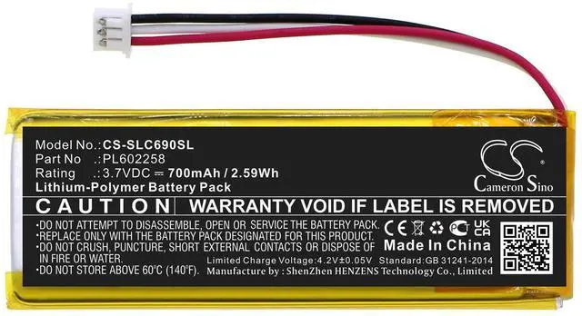 Alt view image 3 of 5 - battery for  69070, 69089, 9076SW, Nimbus+ Controller