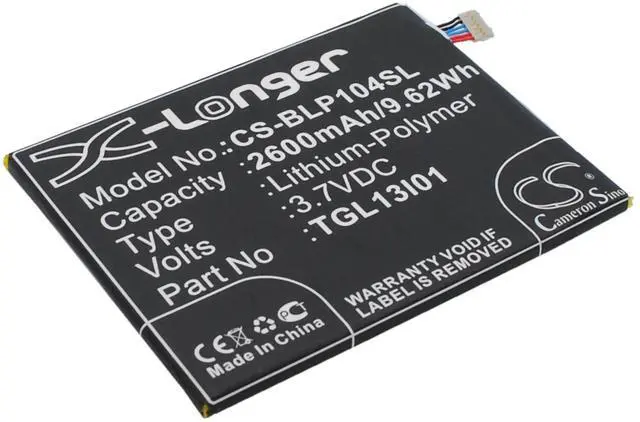 Alt view image 2 of 6 - battery for L110, Life View, P104