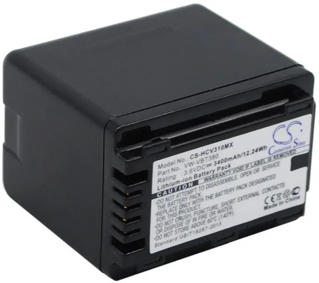 Alt view image 5 of 5 - battery for HC-250EB, HC-550EB, HC-727EB, HC-750EB, HC-770EB, HC-989, HC-V110, HC-V110GK, HC-V110MGK, HC-V130, HC-V210, HC-V210GK, HC-V210M, HC-V210MGK, HC-V270, HC-V520, HC-V520GK, HC-V520M, HC-V520