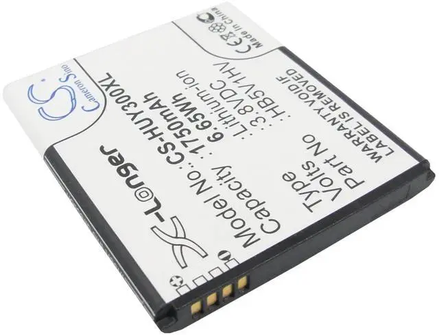 Alt view image 2 of 5 - battery for Ascend G350, Ascend G350-U00, Ascend T8833, Ascend U8833, Ascend W1, Ascend W1-C00, Ascend W1-U00, Ascend Y300, Ascend Y300-0100, Ascend Y300-0151, Ascend Y300C, Ascend Y500, Ascend Y500-