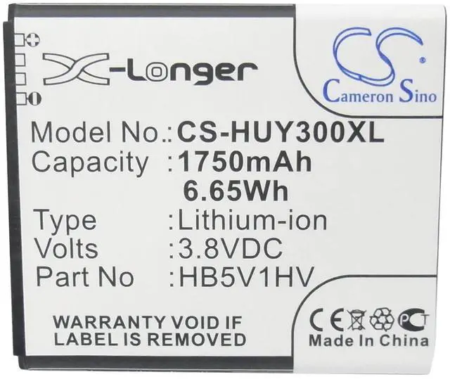Alt view image 5 of 5 - battery for Ascend G350, Ascend G350-U00, Ascend T8833, Ascend U8833, Ascend W1, Ascend W1-C00, Ascend W1-U00, Ascend Y300, Ascend Y300-0100, Ascend Y300-0151, Ascend Y300C, Ascend Y500, Ascend Y500-