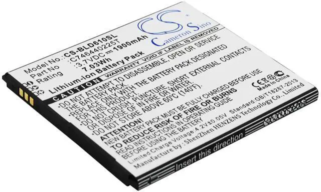 Alt view image 2 of 5 - battery for  D610, D610A, D610i, Studio 5.5