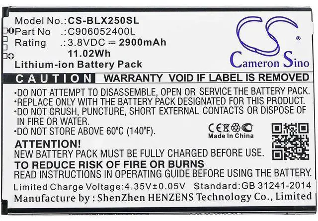 Alt view image 3 of 3 - battery for  E050, E050U, Energy X2