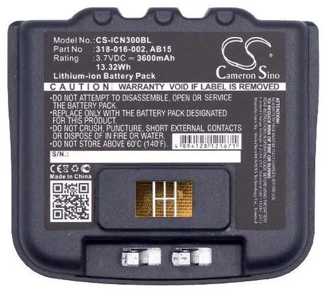Alt view image 3 of 3 - battery for  CN3, CN3E, CN4, CN4E